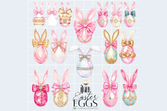 Download Watercolor Easter Eggs Clipart - Easter eggs Collection