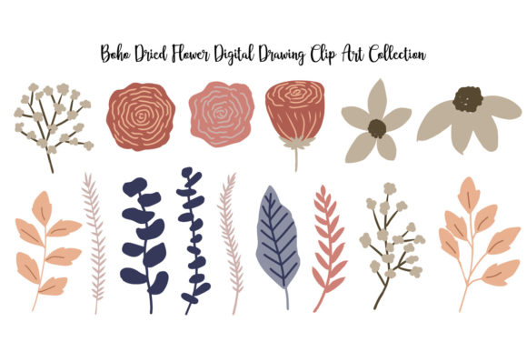Download Boho Flower Spring Watercolor Collection - Spring watercolor Collection