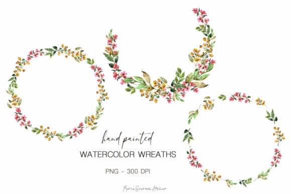Download Wreaths Spring Watercolor Clipart - Spring watercolor Collection