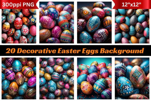 Download Decorative Easter Eggs Backgrounds - Easter eggs Collection